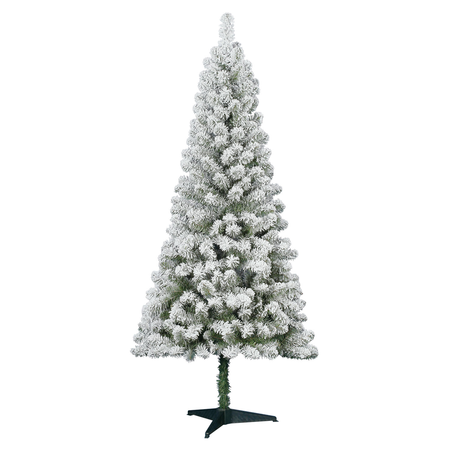 Flocked Trees from Walmart